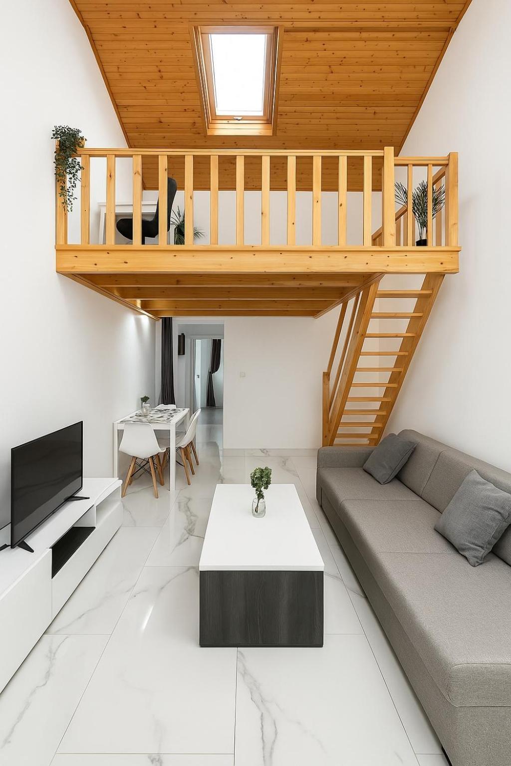 The Loft Apartment Bukares Bagian luar foto